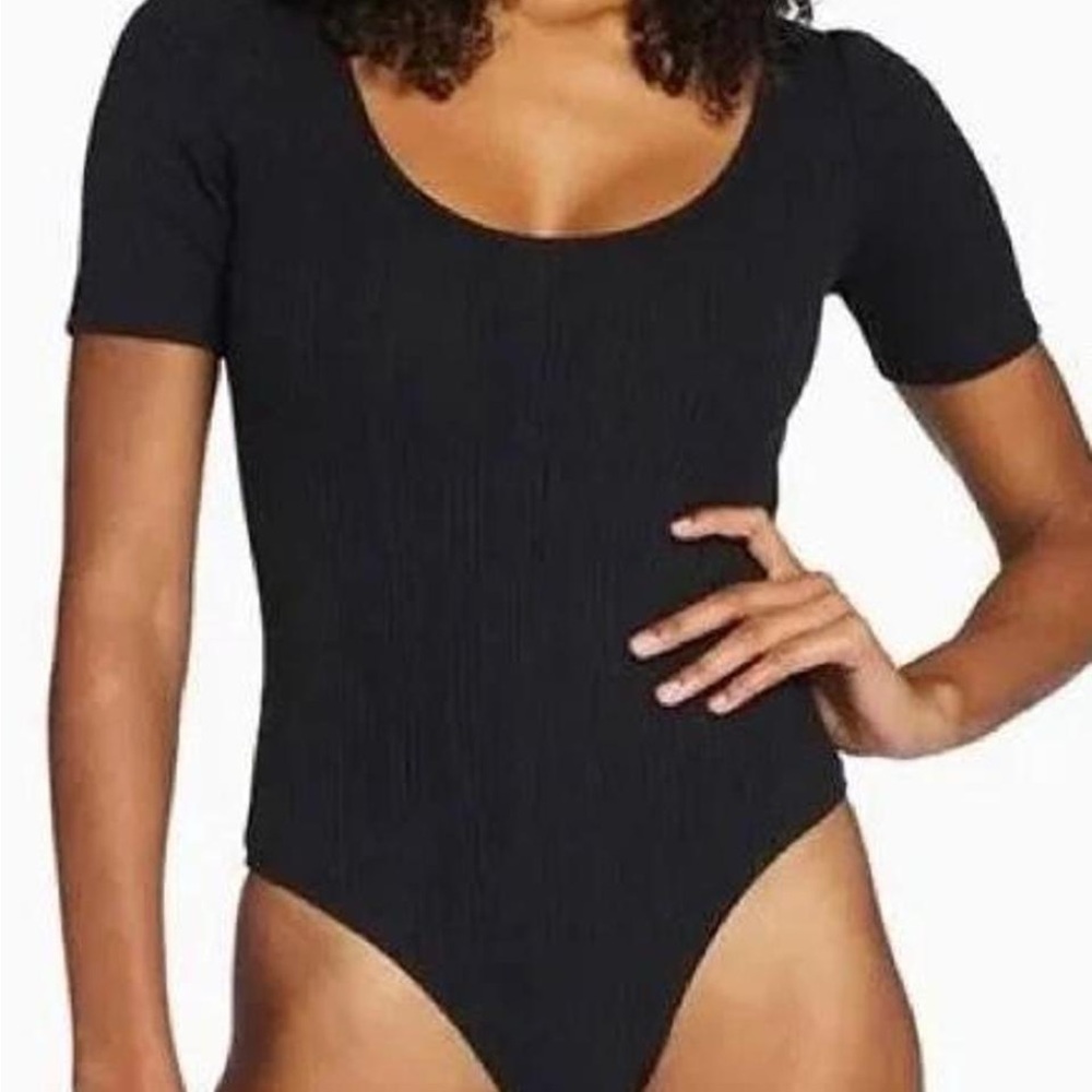 Vitamin A Scoop Neck Ripped Body Suit